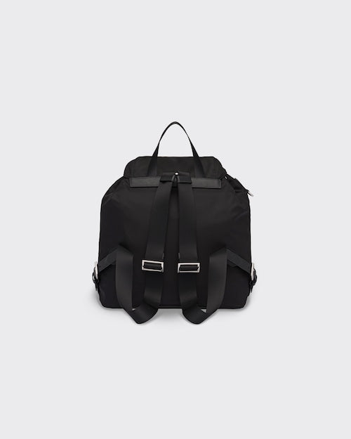 PP Re-Nylon medium backpack- Black