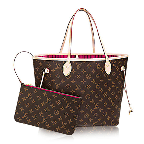 L M41178 Neverfull MM Shoulder Bag Monogram Canvas