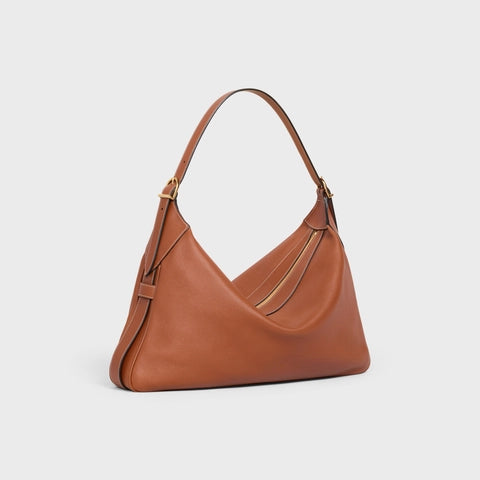 LARGE ROMY IN SUPPLE CALFSKIN TAN