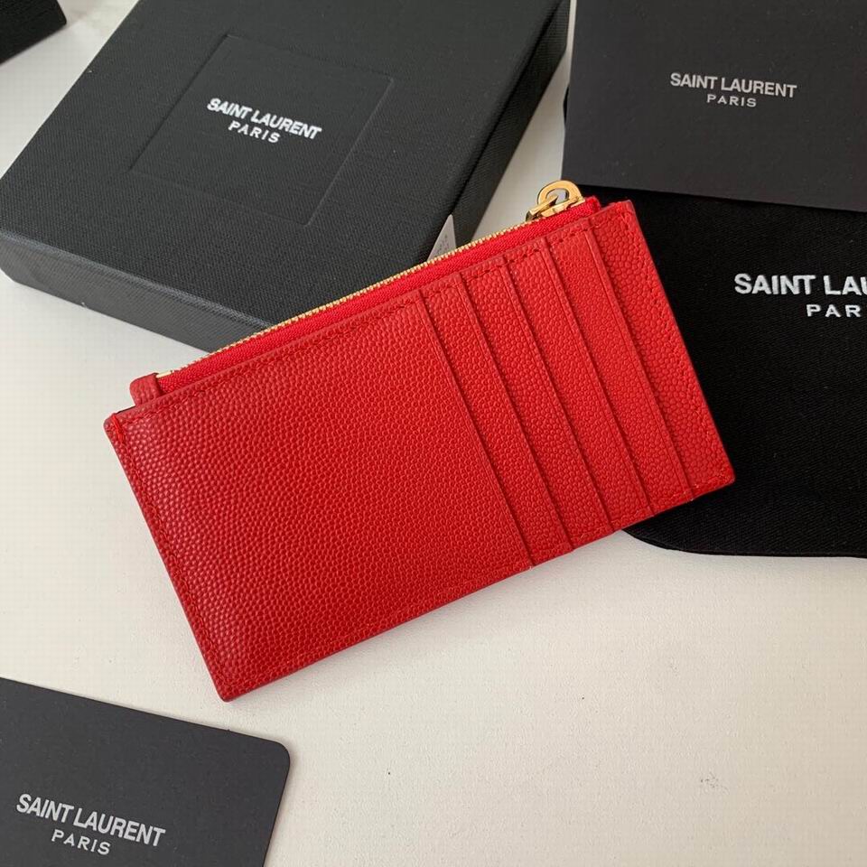 Y  wallet red apricot  SIZE:13x8CM  13