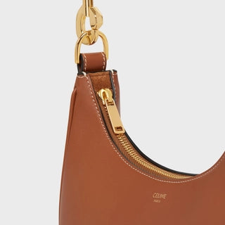 MEDIUM AVA STRAP BAG IN SMOOTH CALFSKIN TAN