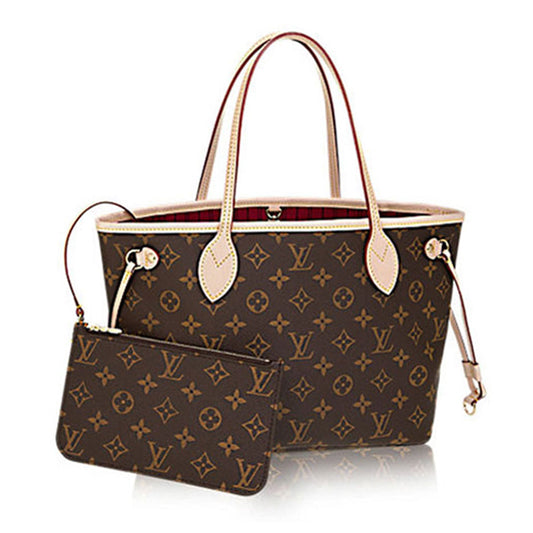 L M41001 Neverfull PM Shoulder Bag Monogram Canvas
