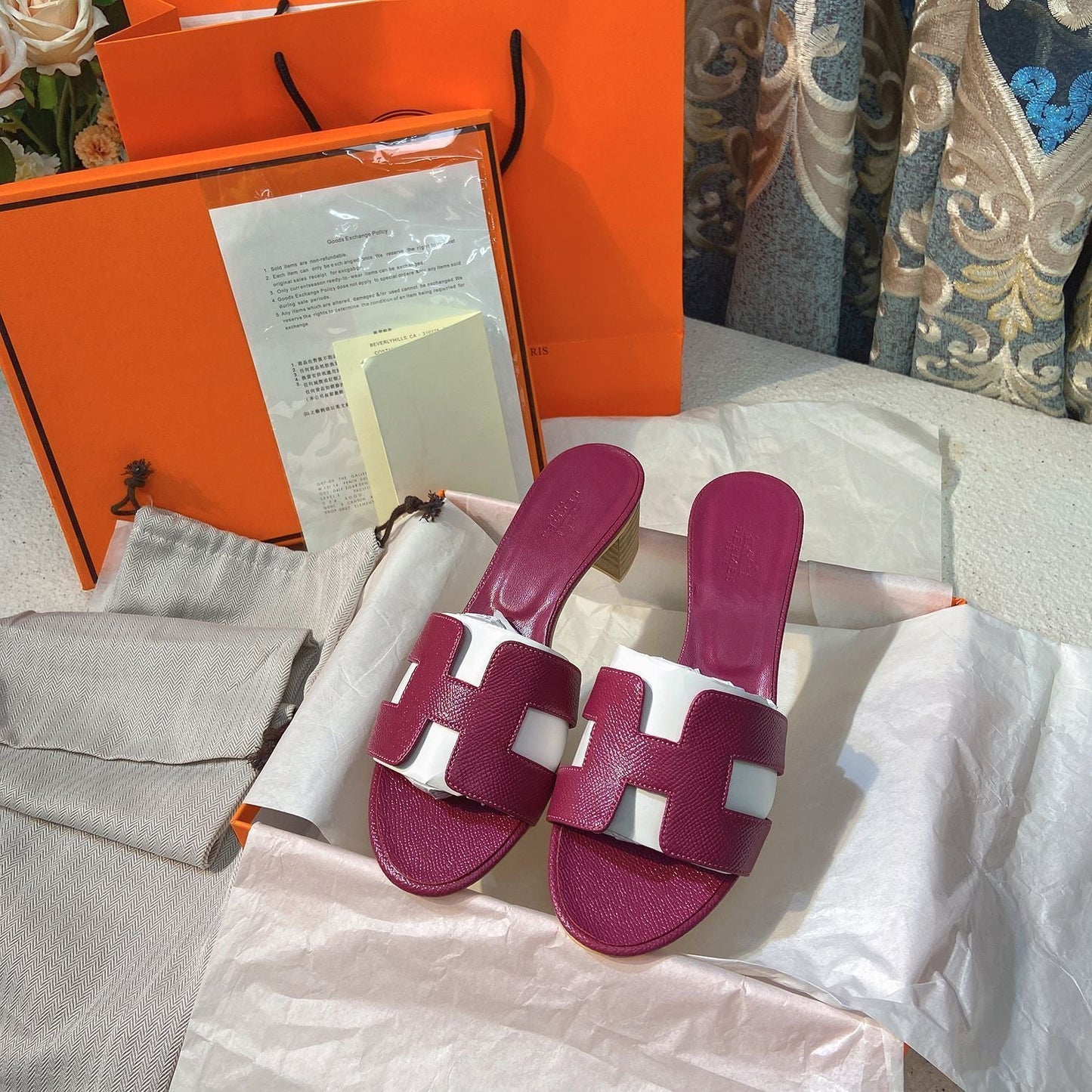 Classic H Heel Sandals