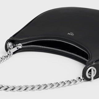 MEDIUM AVA CHAIN IN SMOOTH CALFSKIN BLACK