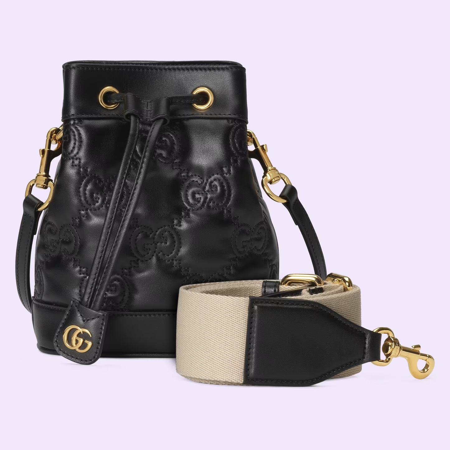 GG Matelassé bucket bag