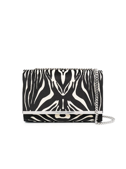 Y Small Crossbody in Zebra Print