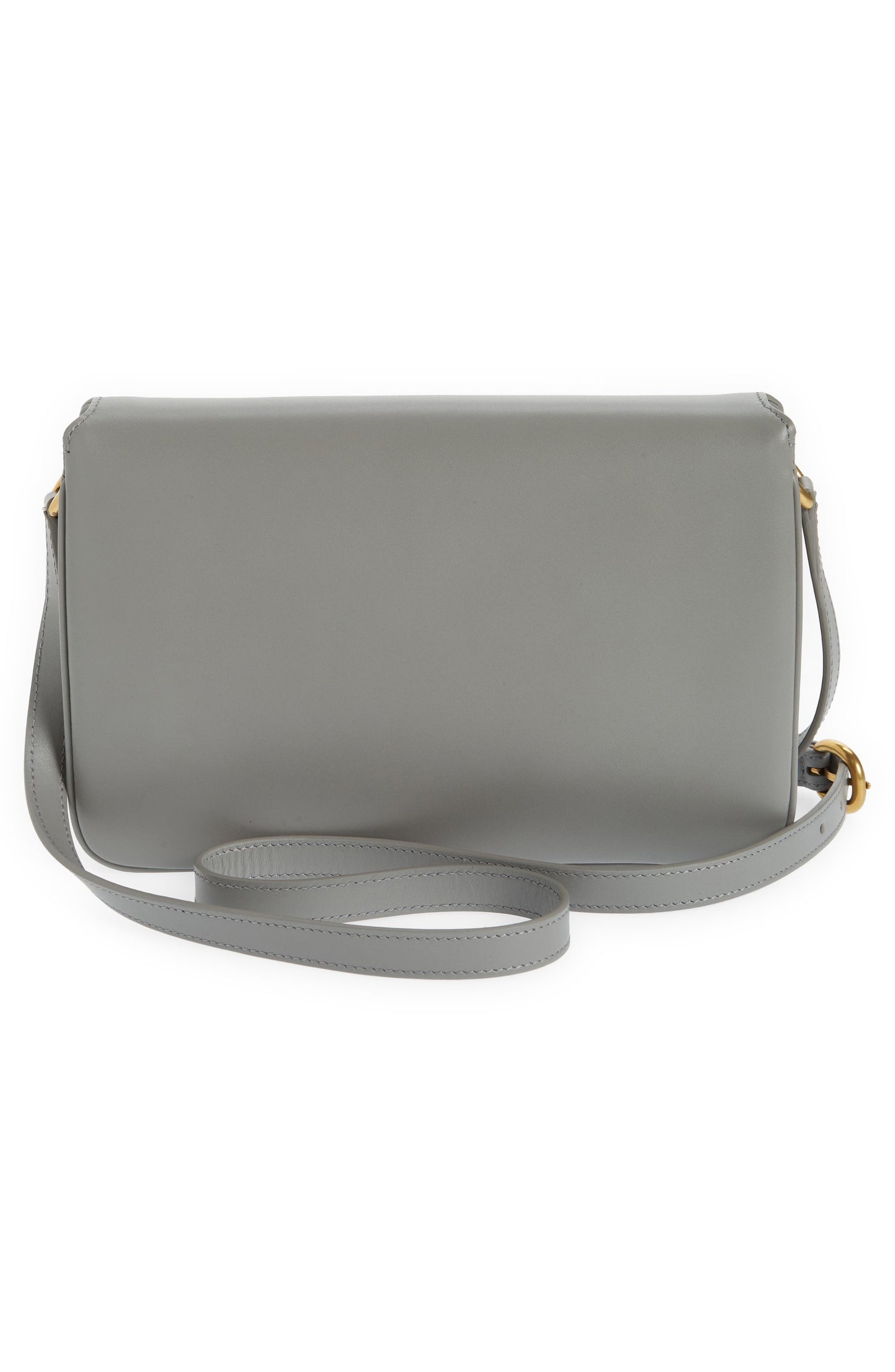Y Le Maillon Satchel in Smooth Leather in Grey