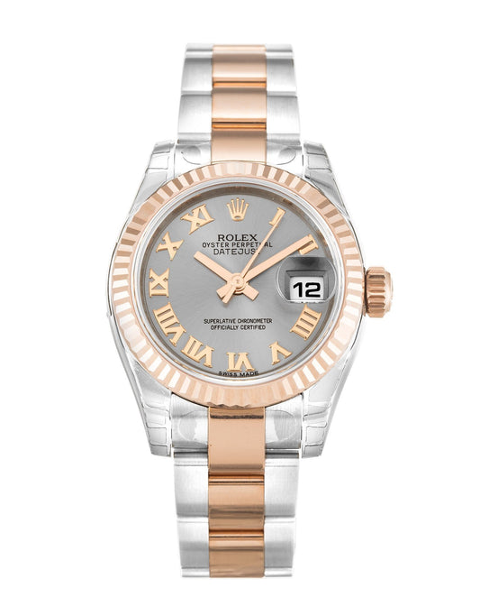 Rw Datejust Lady Rhodium Dial 179171