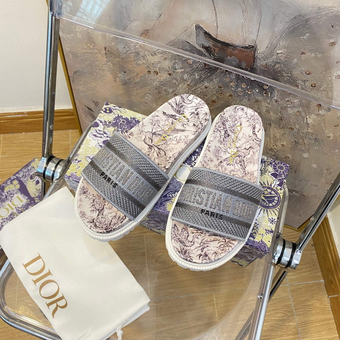 Jacquard Pattern Slippers