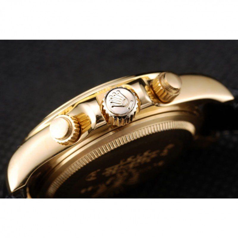 Rw Daytona Lady Gold Case Crystal Studded Bezel Crystal Studded Dial 98238