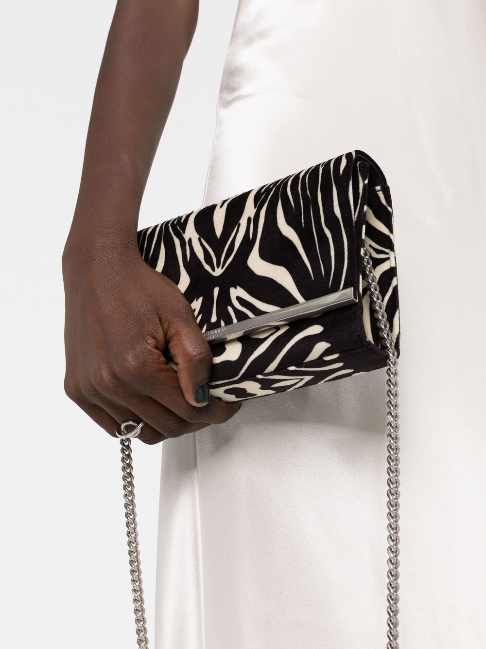 Y Small Crossbody in Zebra Print