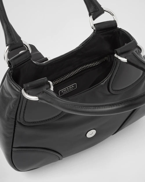 PP Moon padded nappa-leather bag - Black