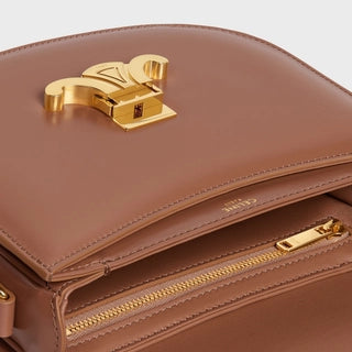 TEEN BESACE TRIOMPHE IN SHINY CALFSKIN BRONZE