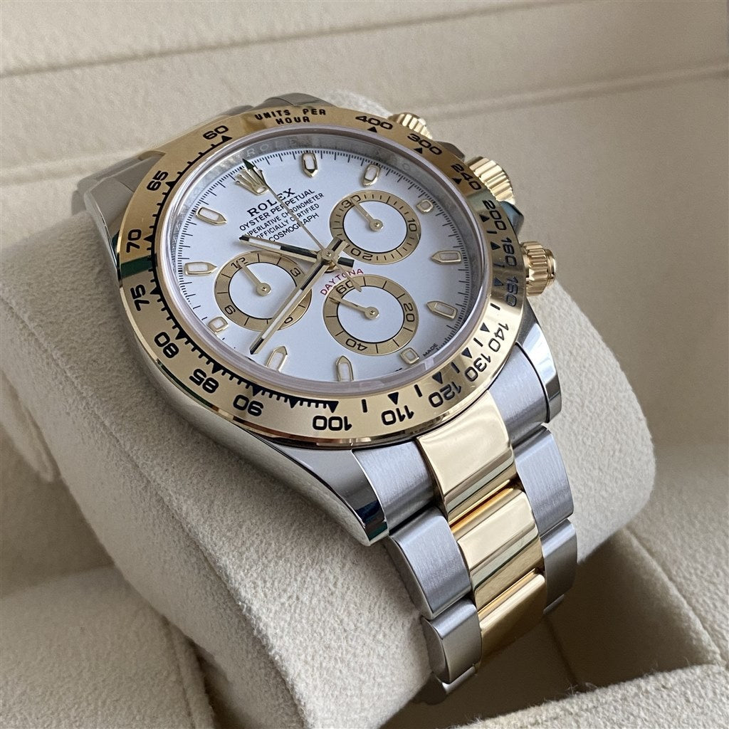 RLX Daytona Steel & Gold White Dial 116503