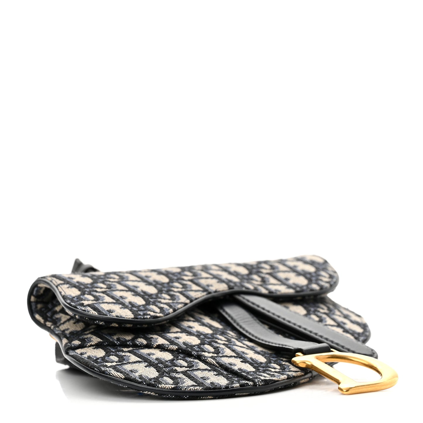 CHRISTIAN D Oblique Saddle Belt Pouch Blue