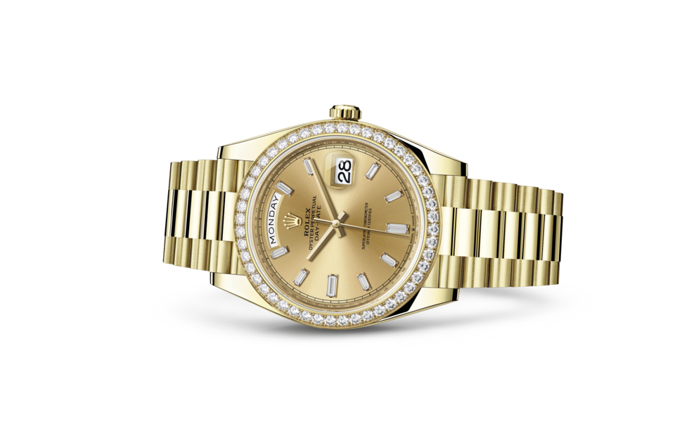 RLX Day-Date 40 Ref 228348 DiamondDial8 Bezel