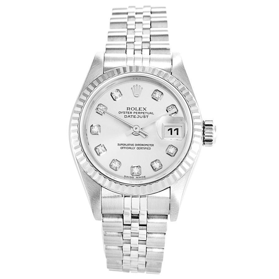 Rw Datejust White Ladies 79174
