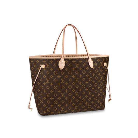 L Monogram Canvas Neverfull GM M40990 Beige
