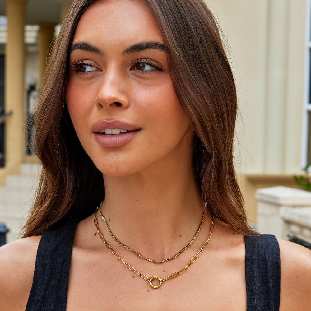 Lexi Gold Crystal Necklace