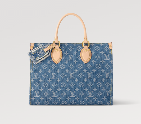 New Louis Remix OnTheGo MM denim bag size: 35 x 27 x 14 cm