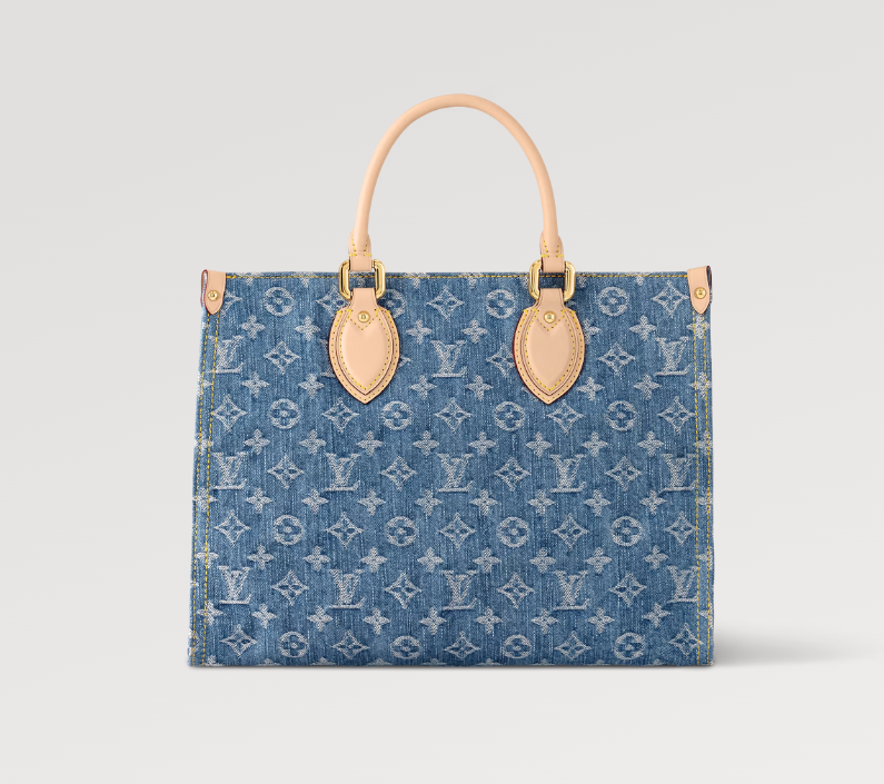 New Louis Remix OnTheGo MM denim bag size: 35 x 27 x 14 cm