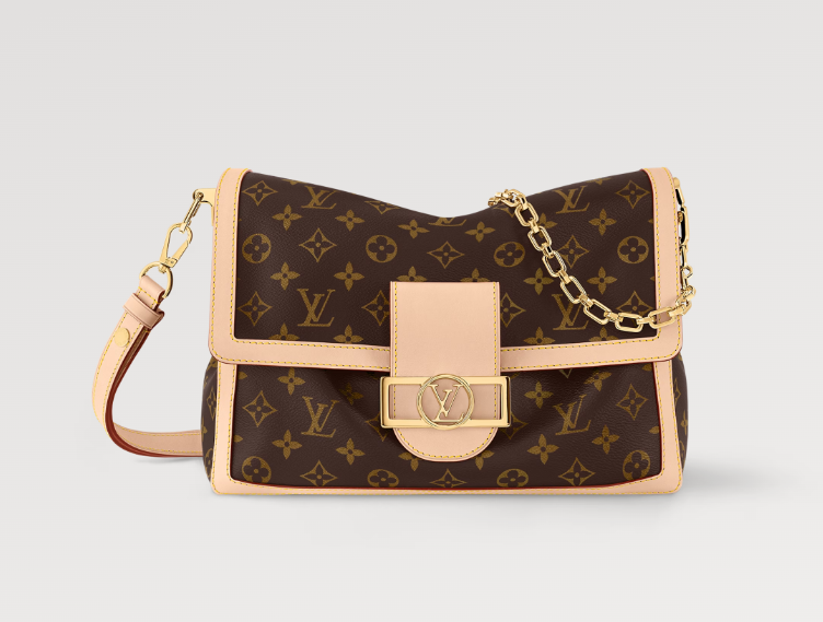 Louis Dauphine Soft GM bag size: 28 x 20 x 11 cm