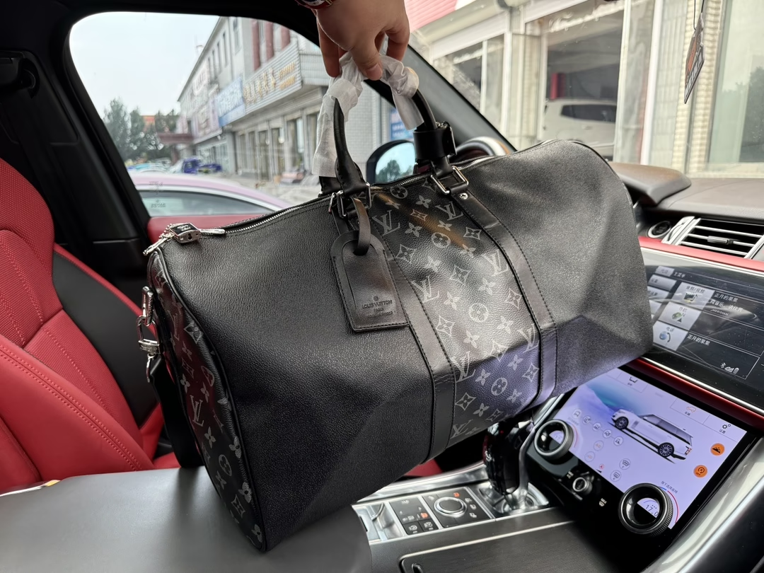 Louis new arrival M53763  keepallBandoulière 50 bag size: 50*23*29 cm