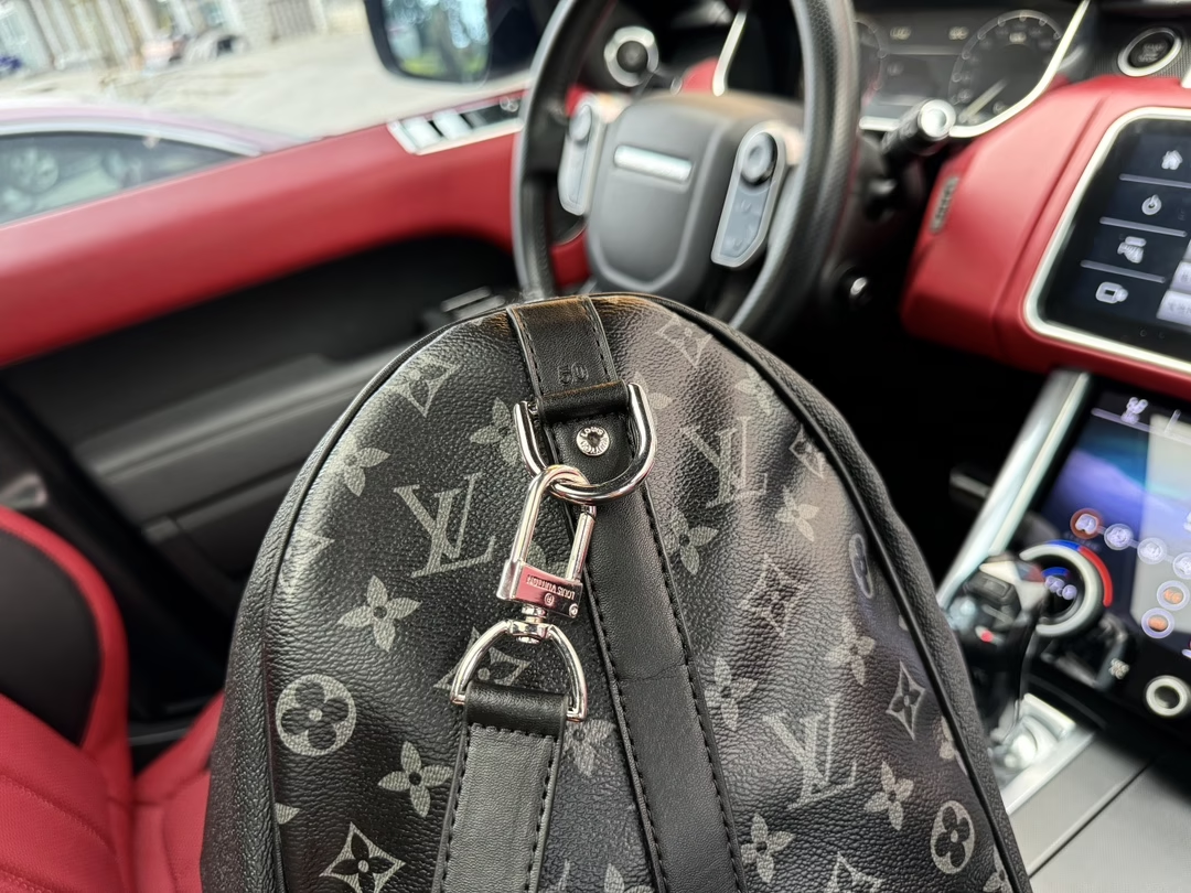 Louis new arrival M53763  keepallBandoulière 50 bag size: 50*23*29 cm