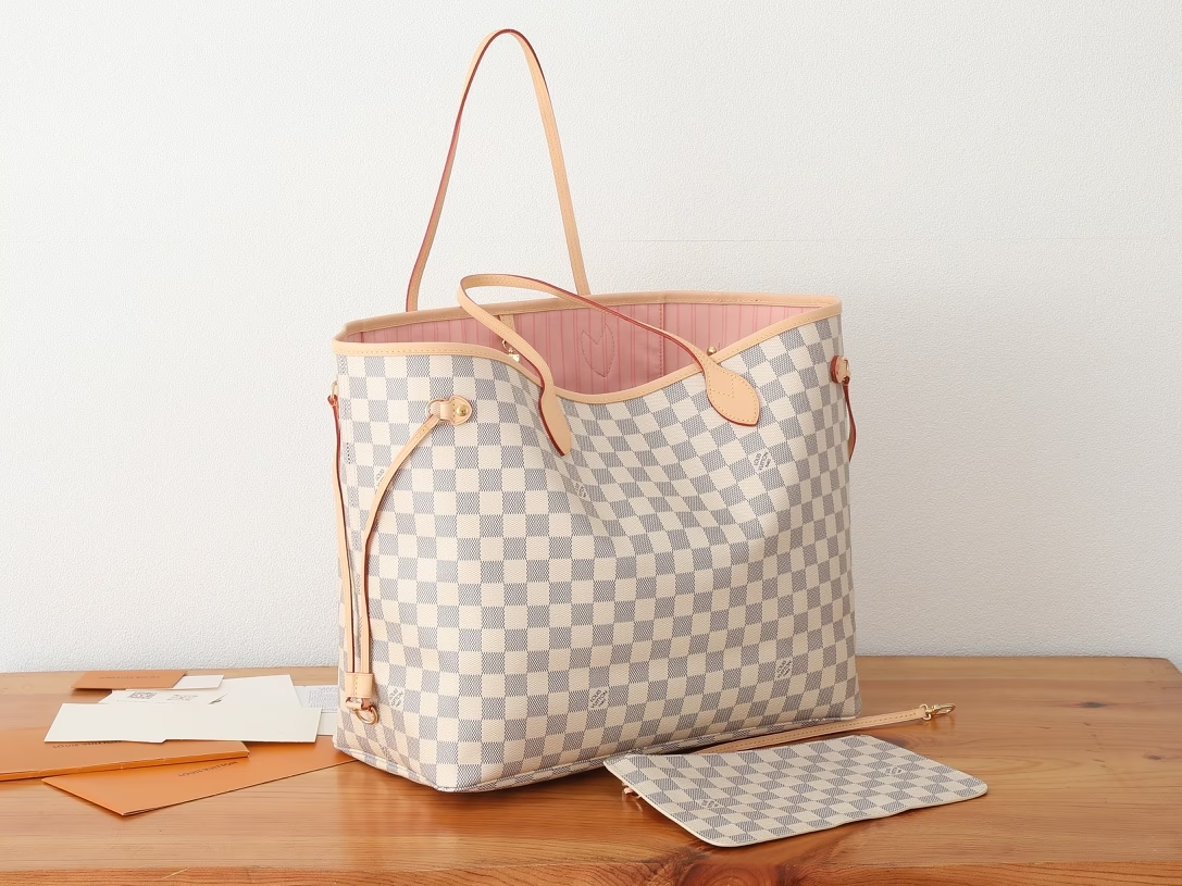 Louis N40601 neverfull GM bag size: 39*32*19 cm TOP QUALITY