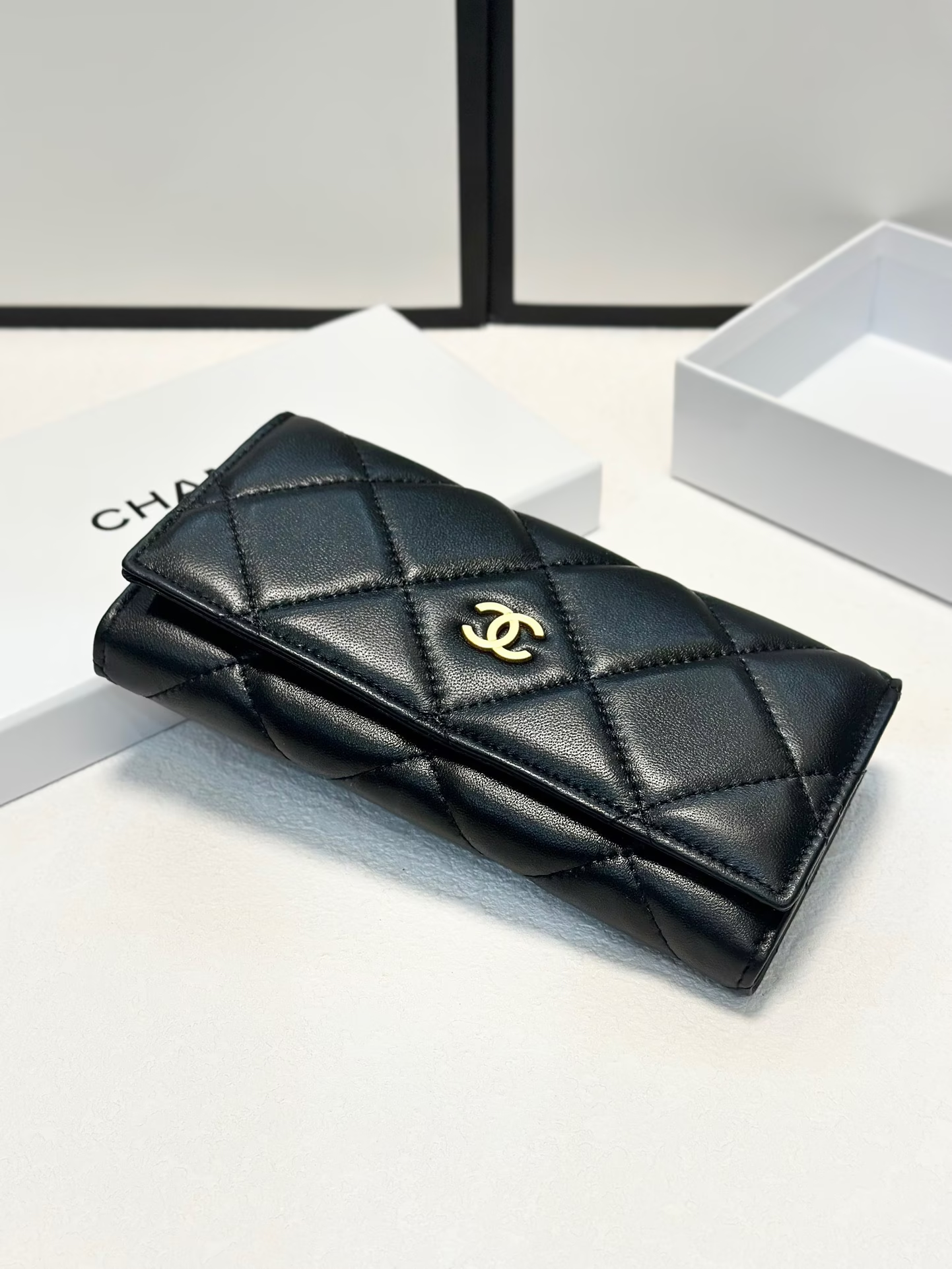 Cc new arrival leather wallet size: 19*10 cm