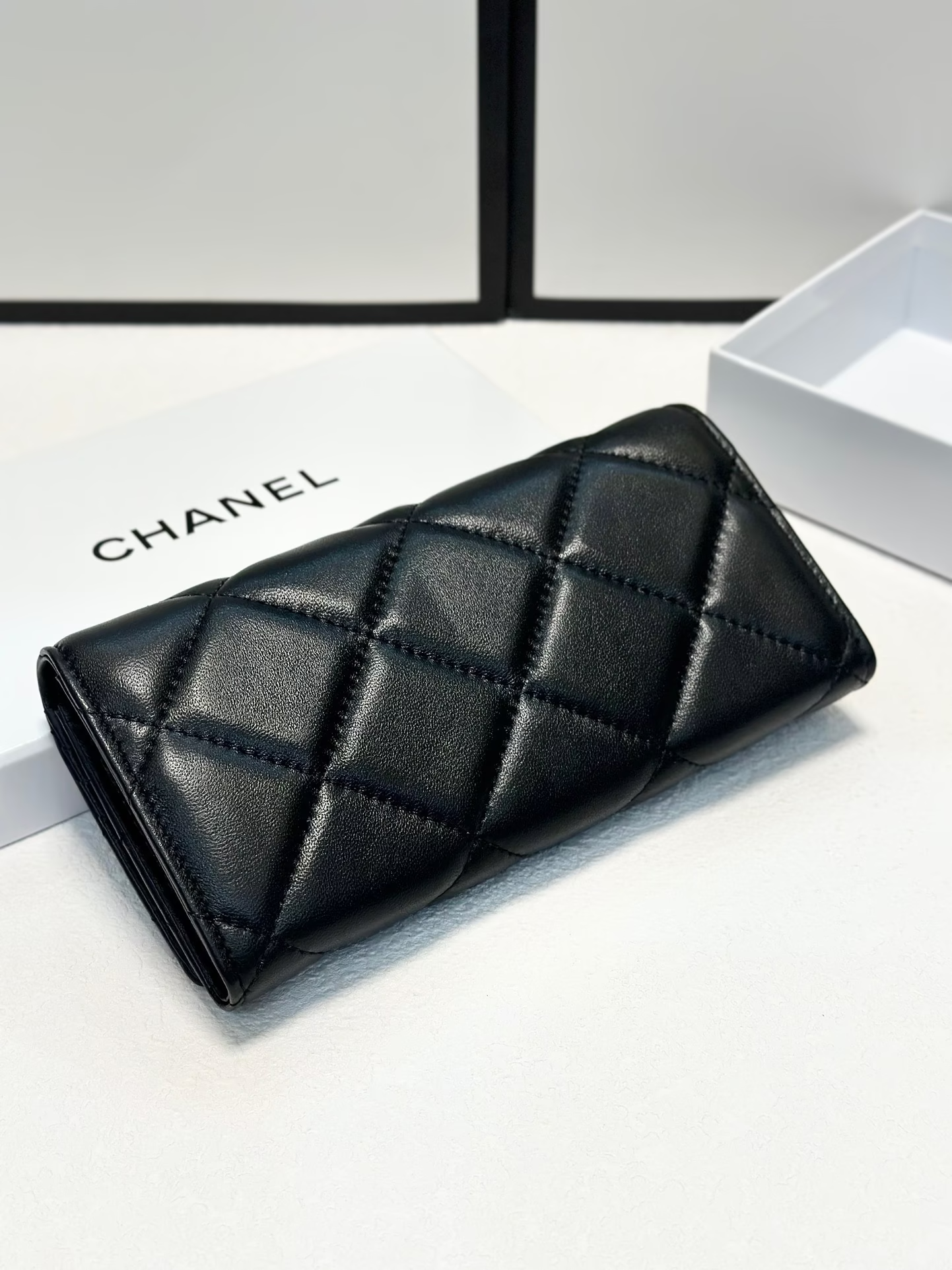 Cc new arrival leather wallet size: 19*10 cm