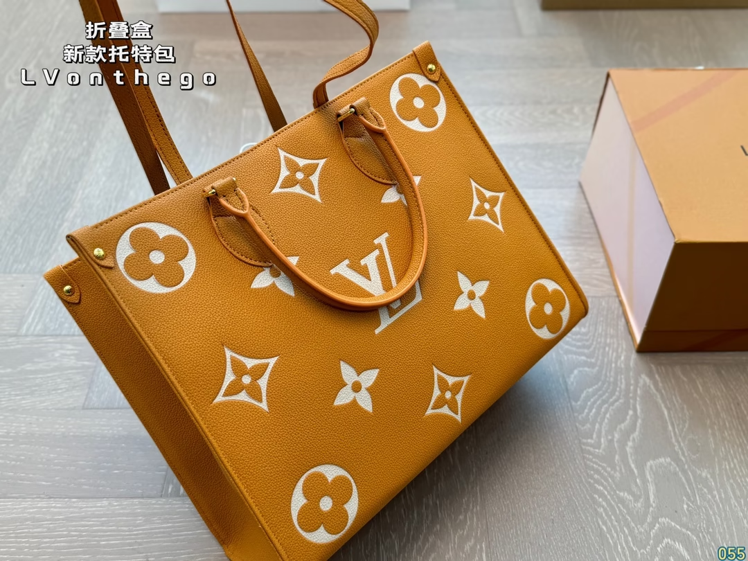 Louis new arrival MM onthego bag size; 34*27 cm
