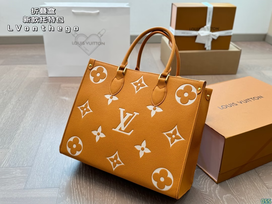 Louis new arrival MM onthego bag size; 34*27 cm