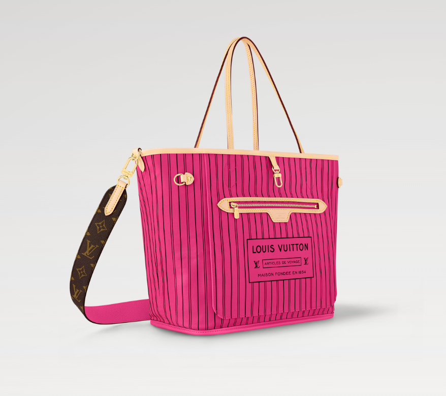 Louis Neverfull Bandoulière Inside Out MM bag size: 31*28 * 14 cm