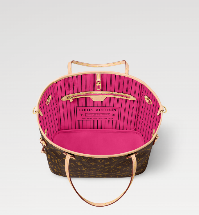 Louis Neverfull Bandoulière Inside Out MM bag size: 31*28 * 14 cm