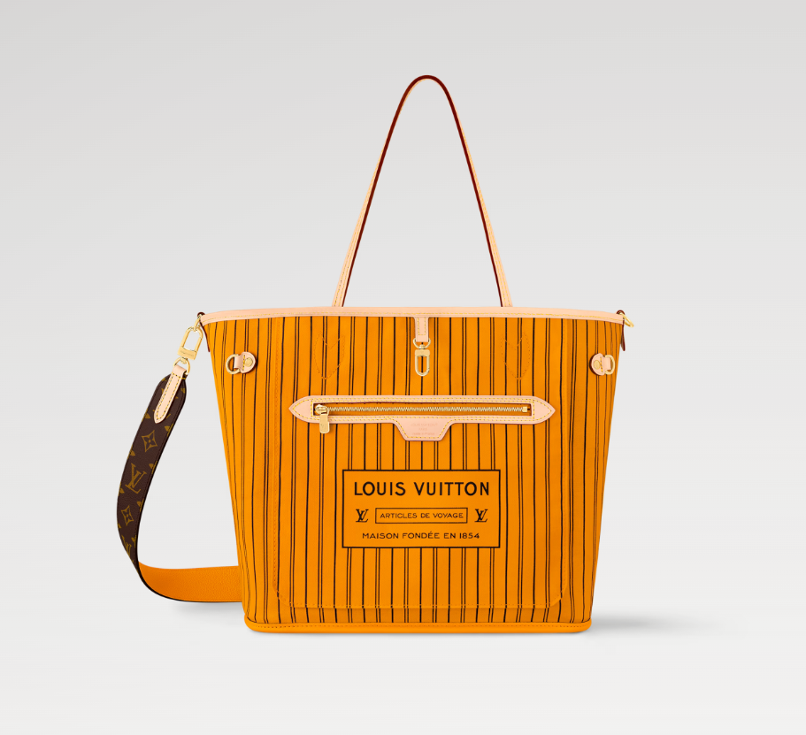 Louis Neverfull Bandoulière Inside Out MM bag size: 31*28 * 14 cm