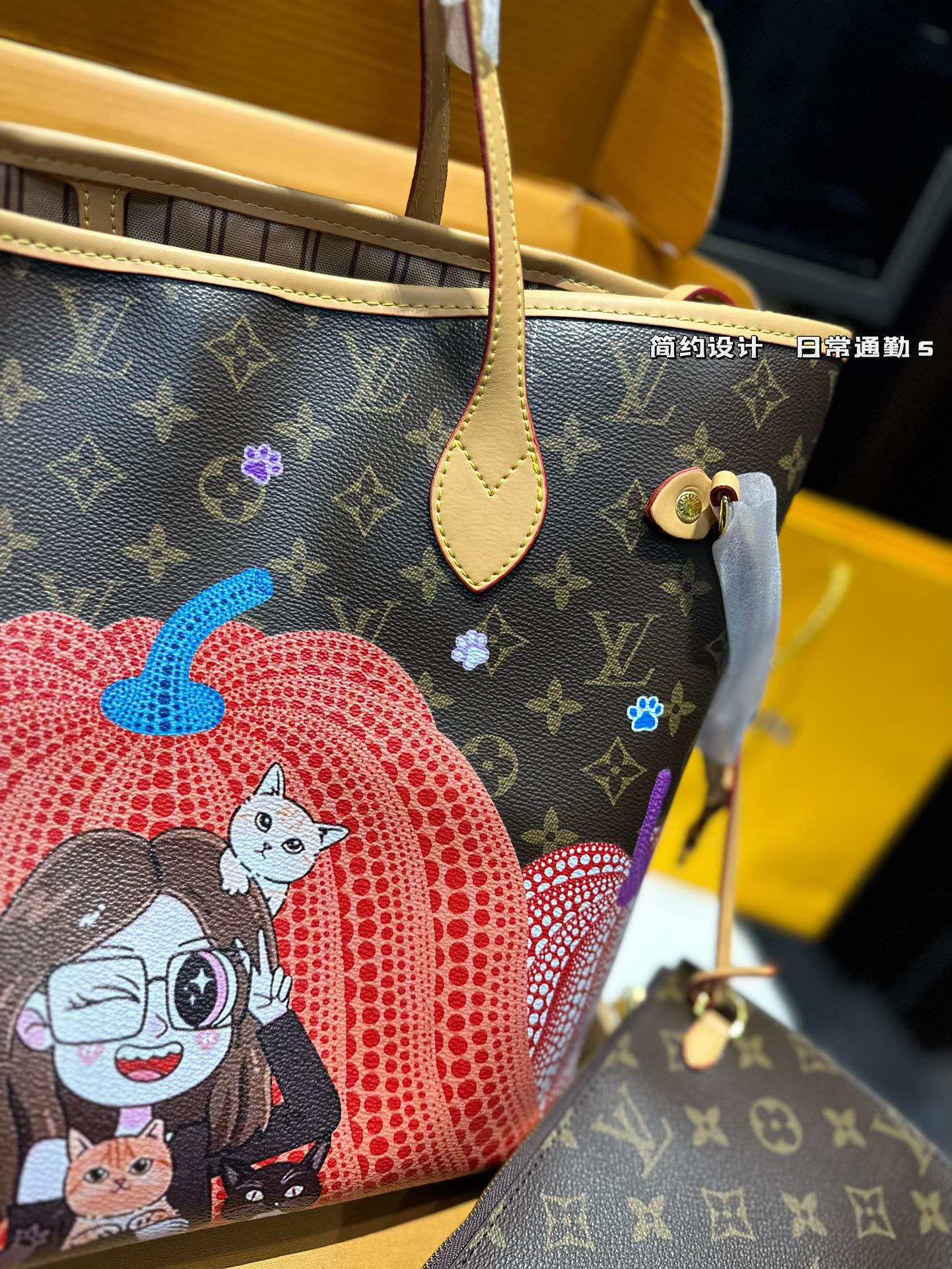 louis new arrival tote neverfull bag size: 33*29 cm