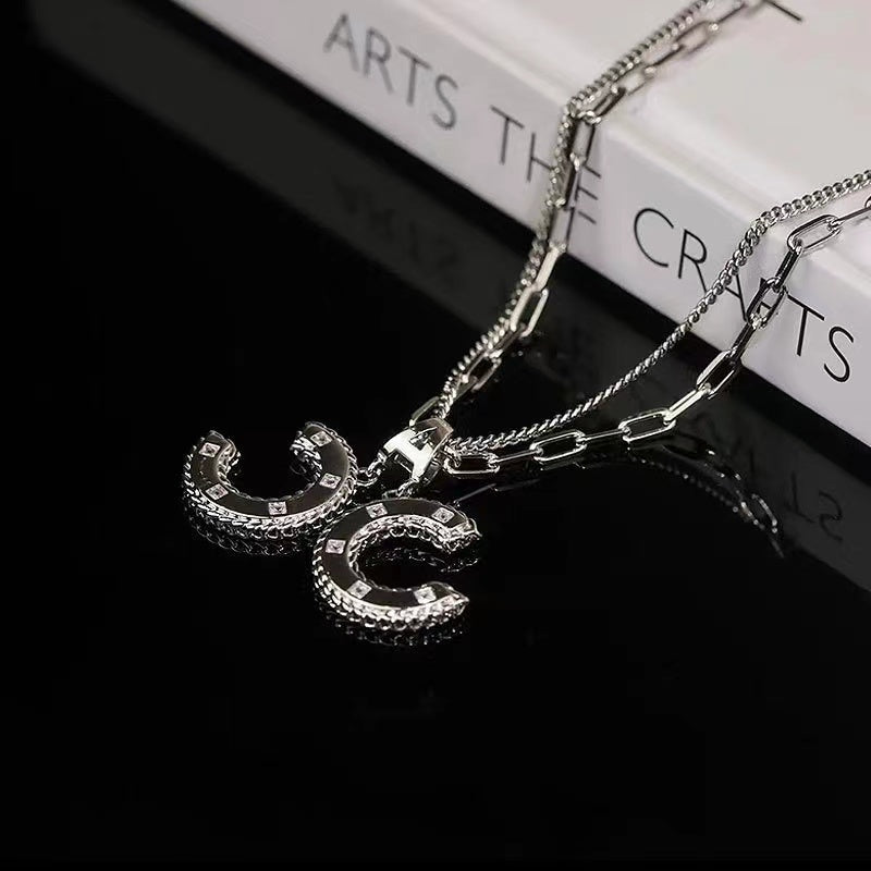 Double C necklace