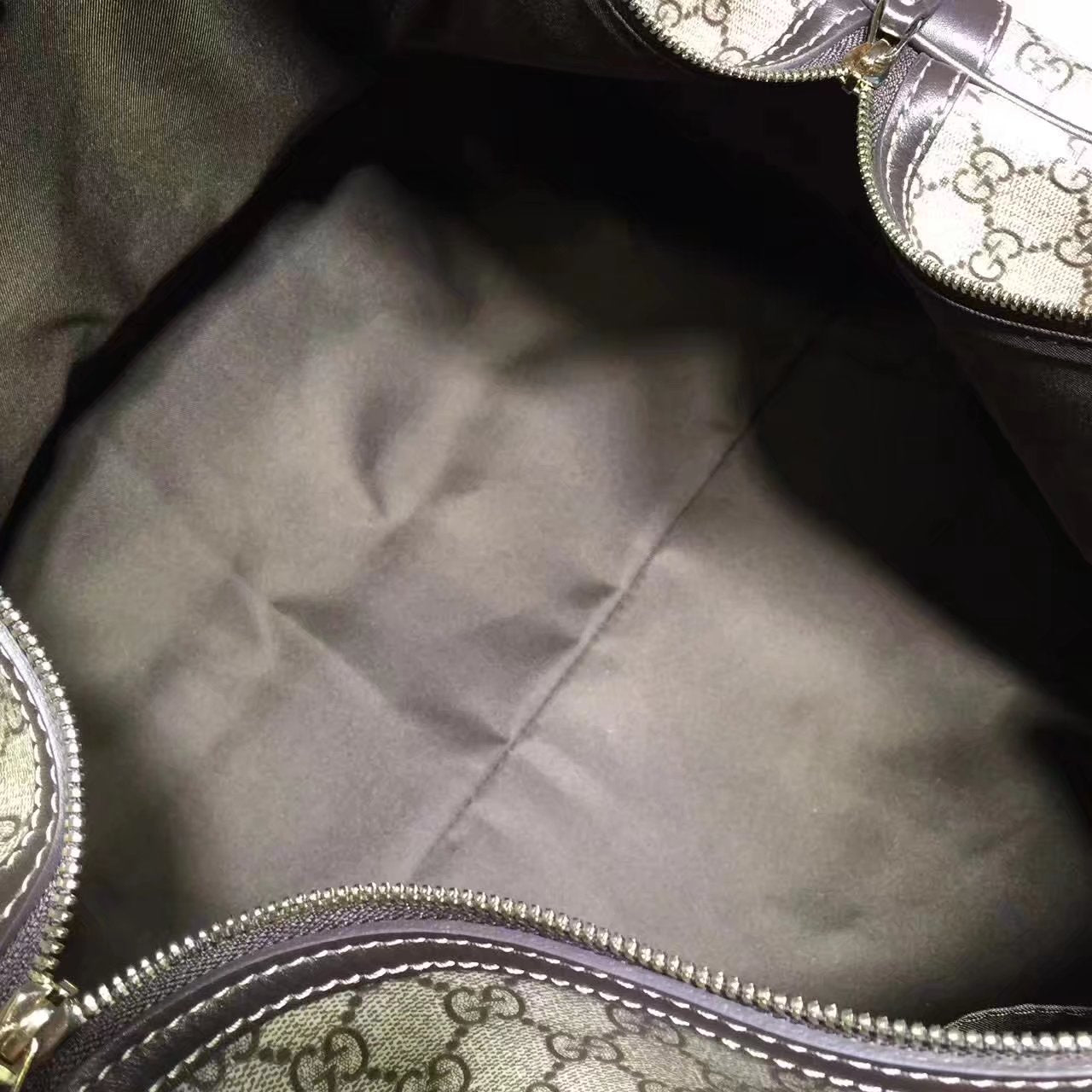 GG Top Quality 206500 GG Sup Men Luggage Tote Bag Brown