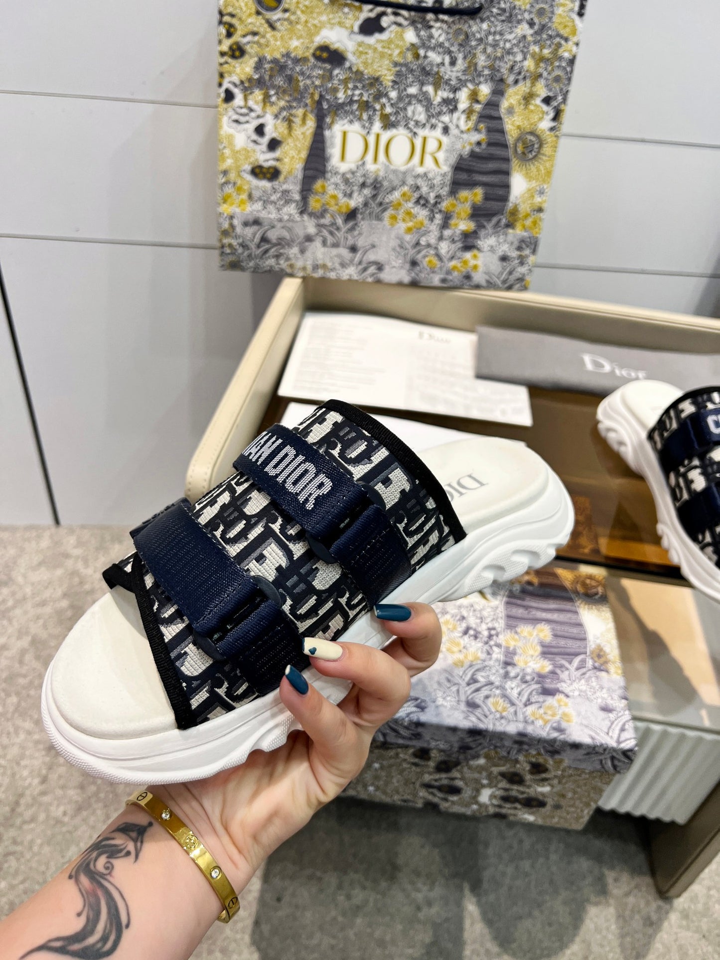 D new arrival men and women slippers heels 5 cm