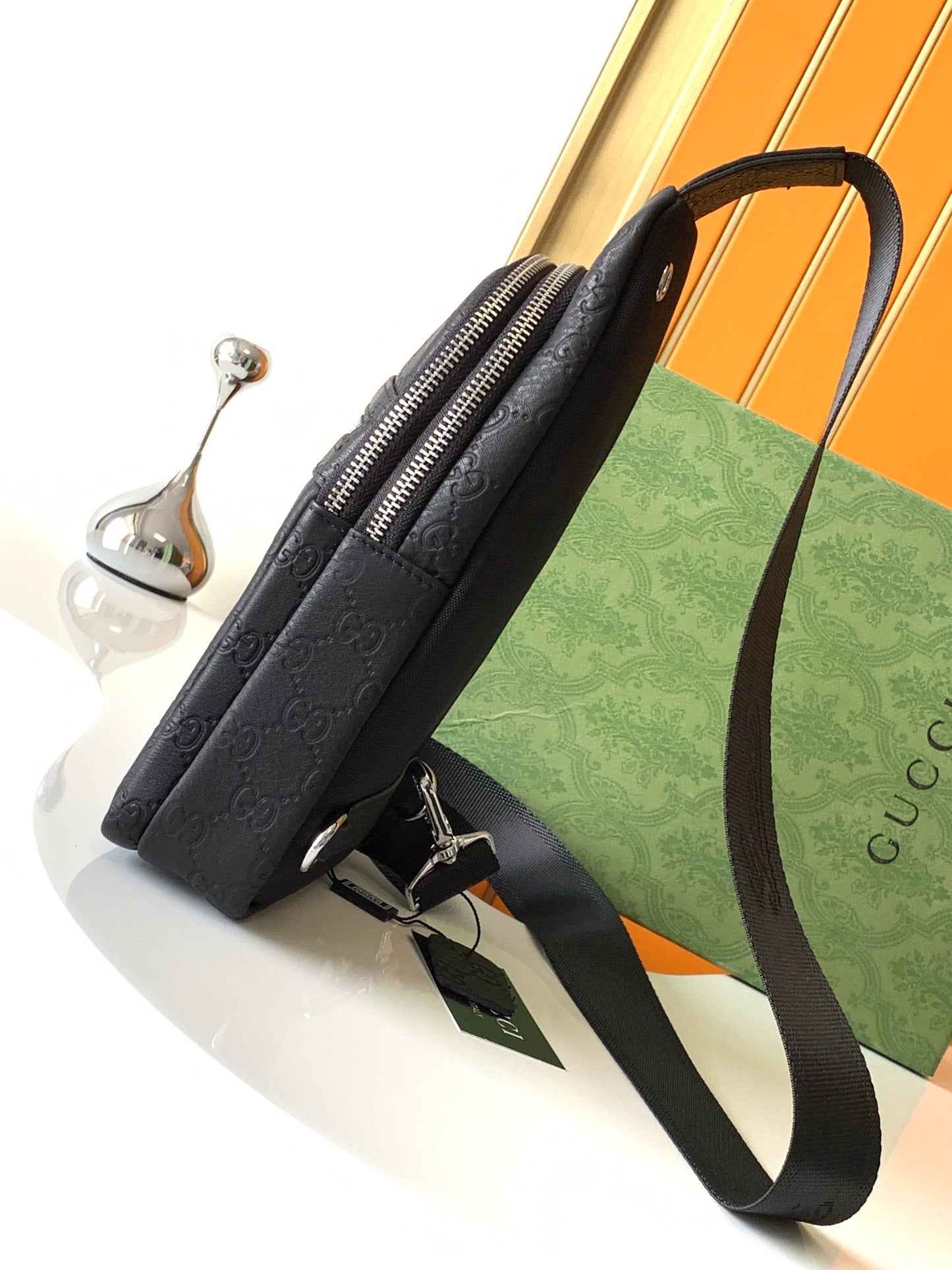 GG new arrival men bag size : 16.5x30x6 cm