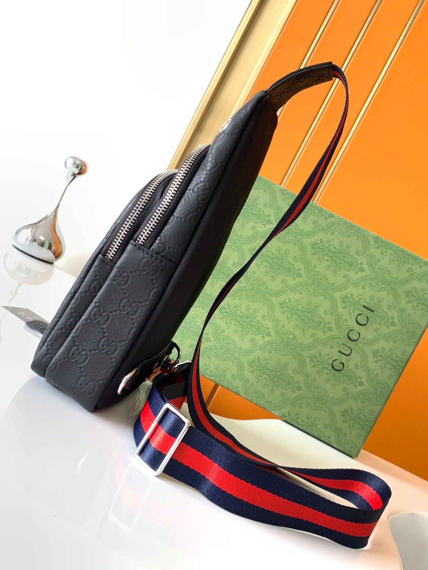 Gg new arrival men bag size : 16.5x30x6 cm