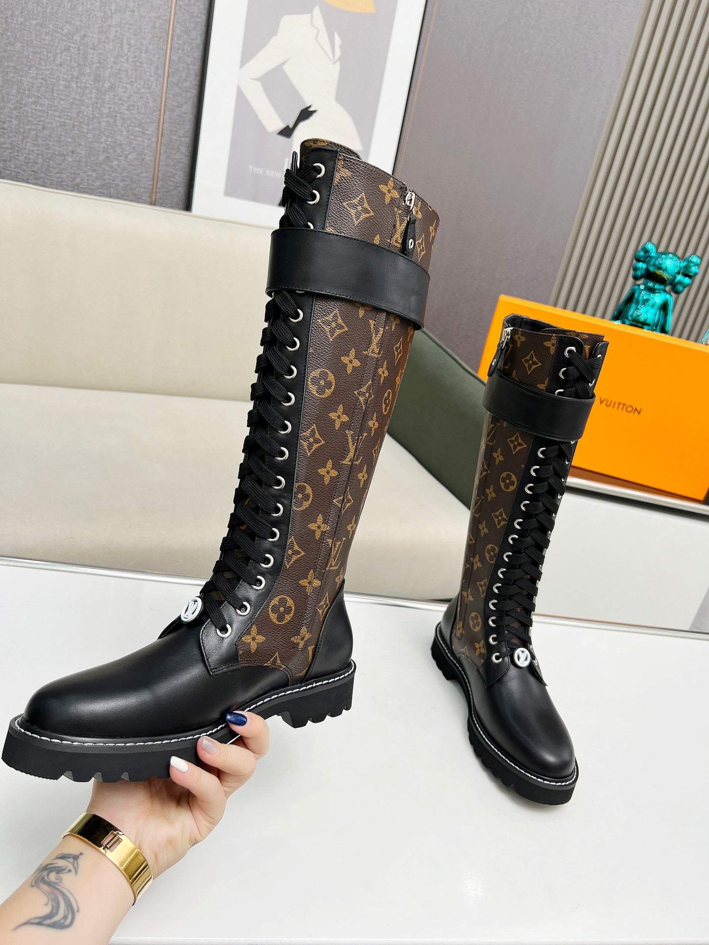 Louis new arrival Monogram women boots 0010