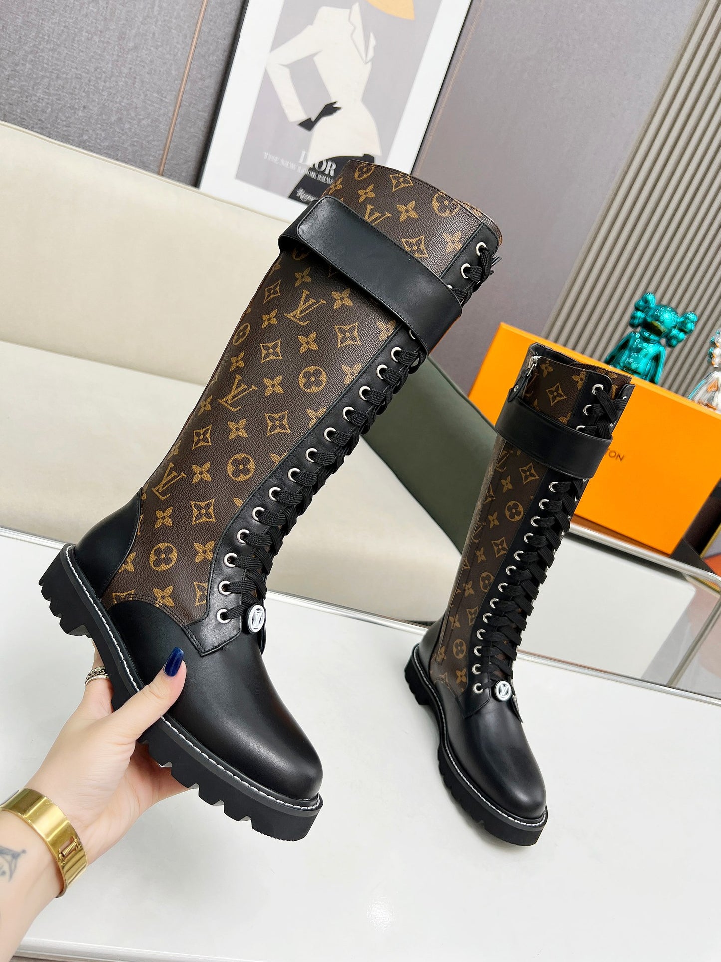Louis new arrival Monogram women boots 0010