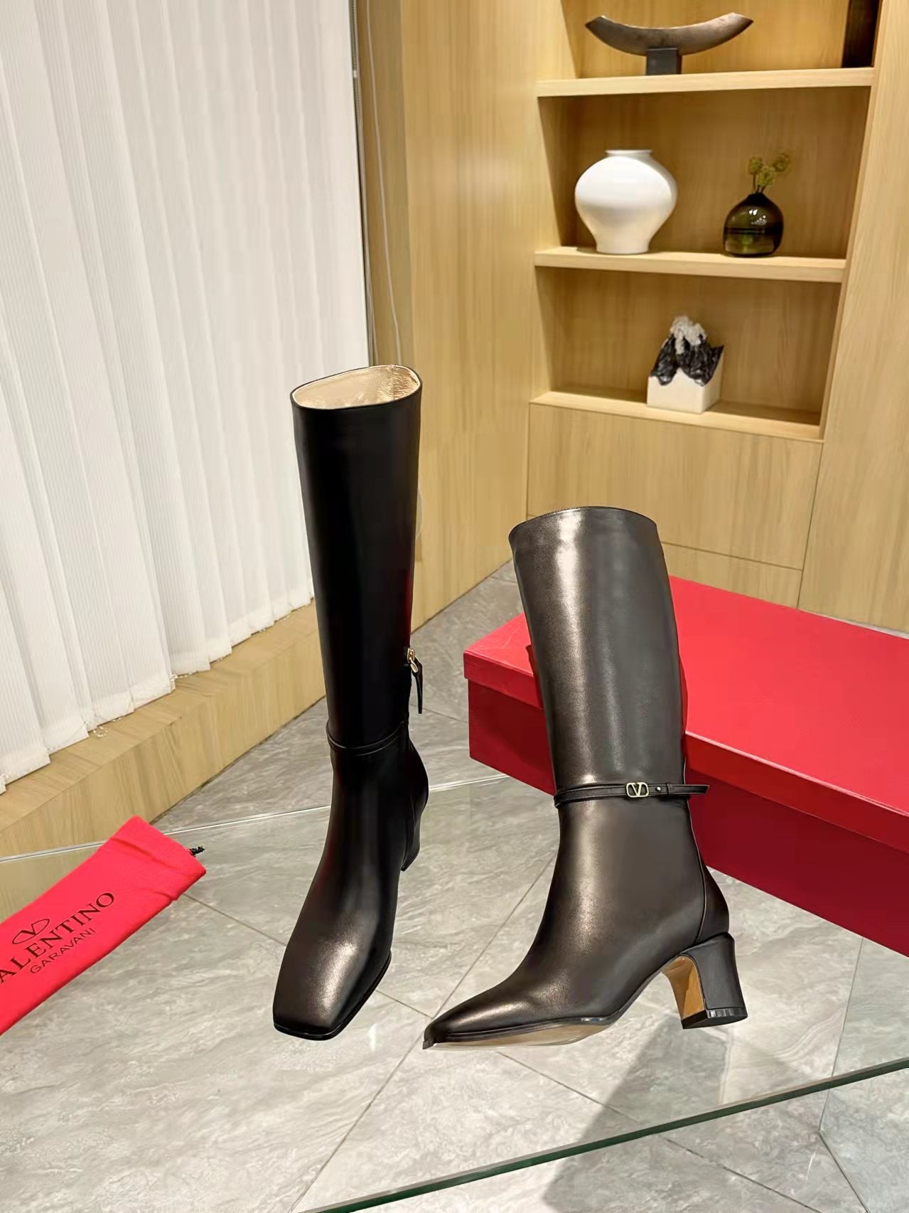 Val new arrival women boots heels 6 cm