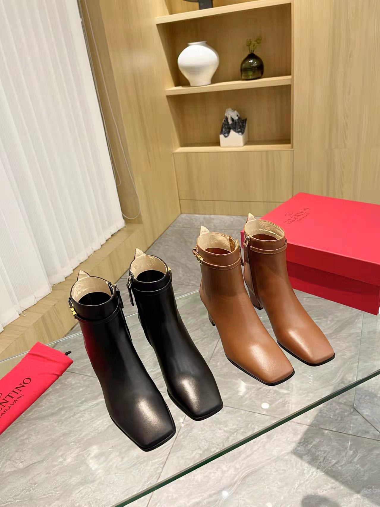 val new arrival women short boots 002 heels 6 cm