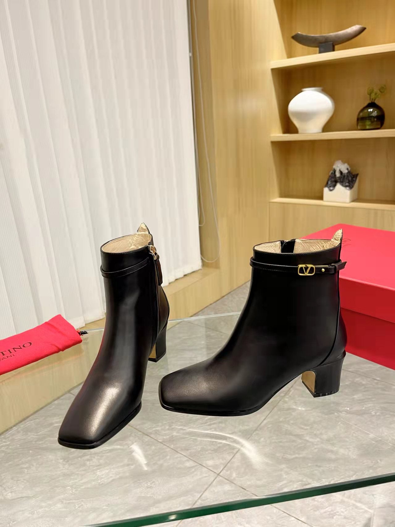 val new arrival women short boots 002 heels 6 cm