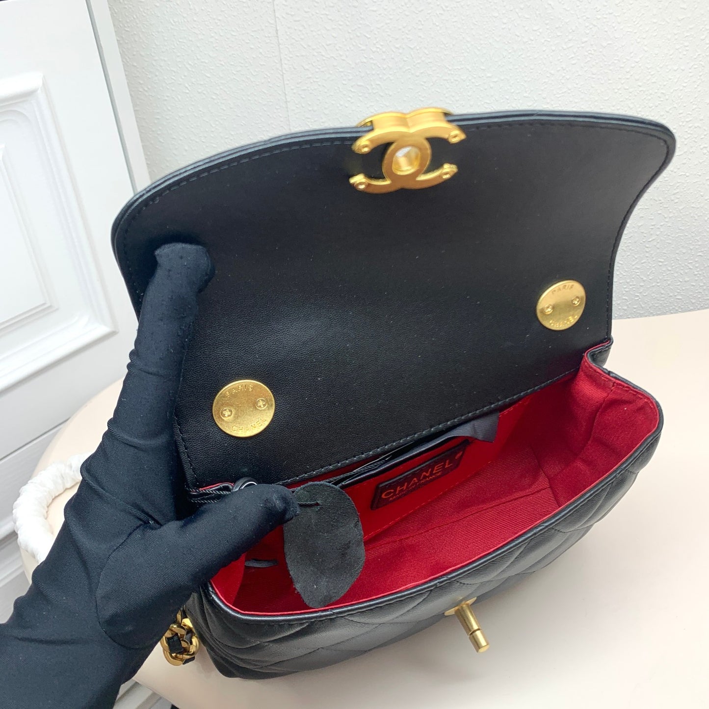 CC Classic Flap new arrival bag size: 23x7x16cm