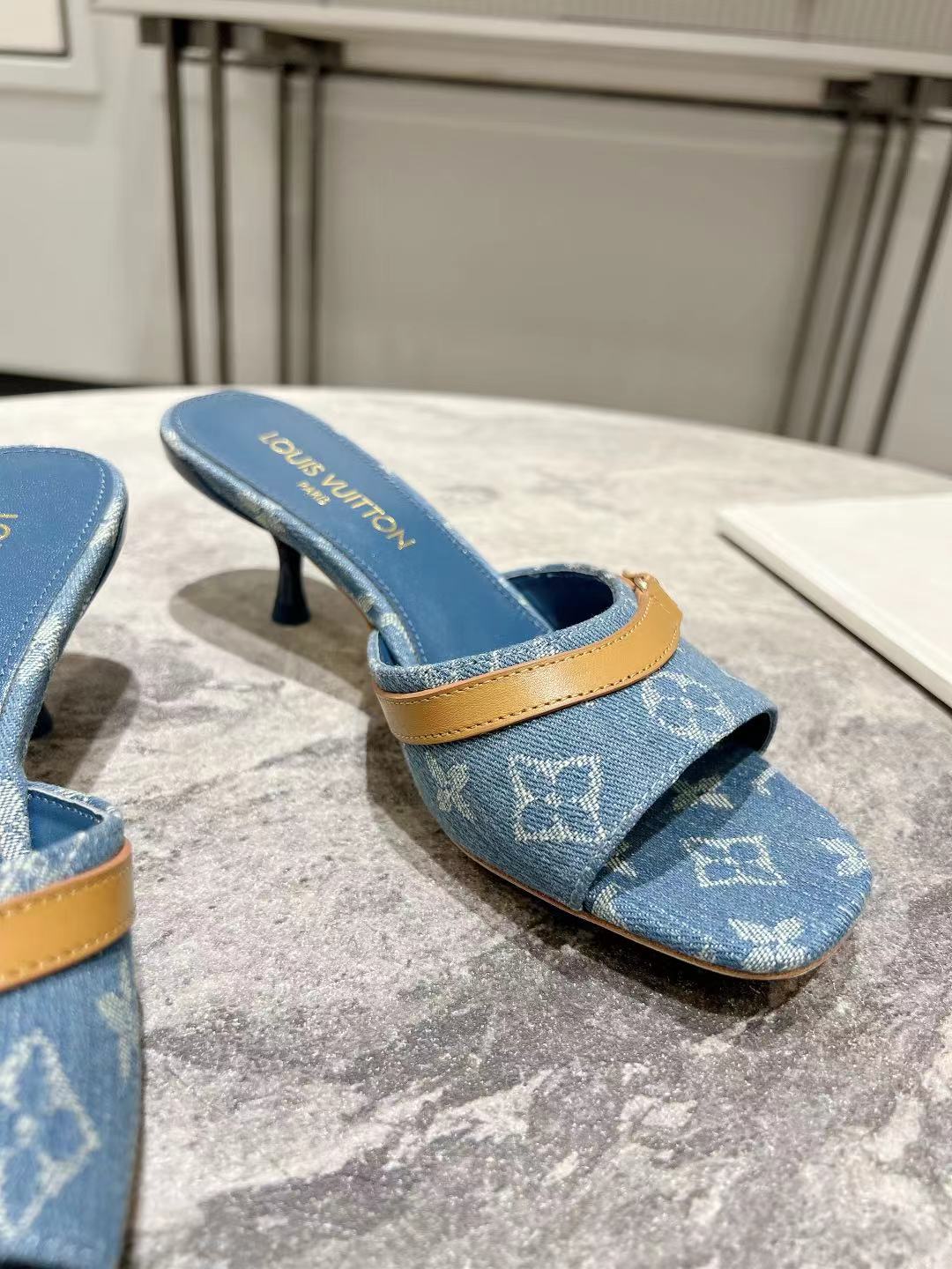 Louis ss24 new arrival denim shoes