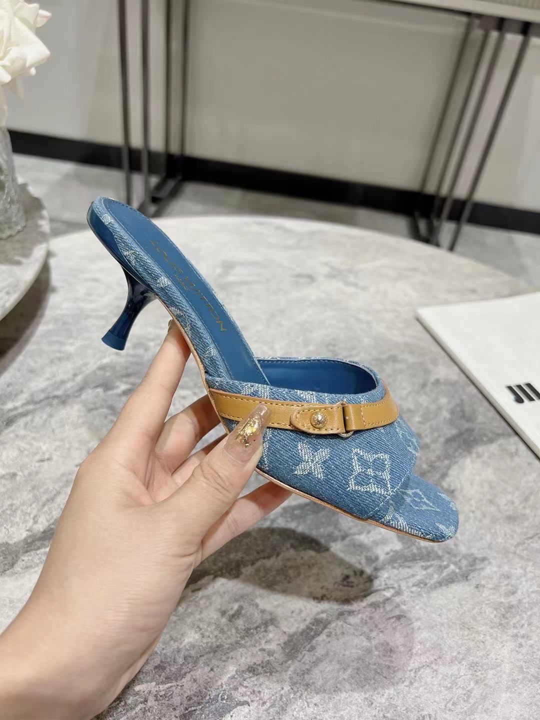 Louis ss24 new arrival denim shoes